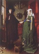 Jan Van Eyck The Arnolfini Portrait France oil painting reproduction